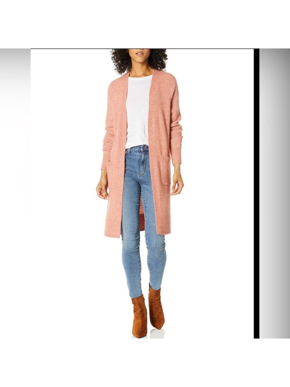 J Crew Mercantile Long Cardigan With Front Pocket Detail - Xsmall